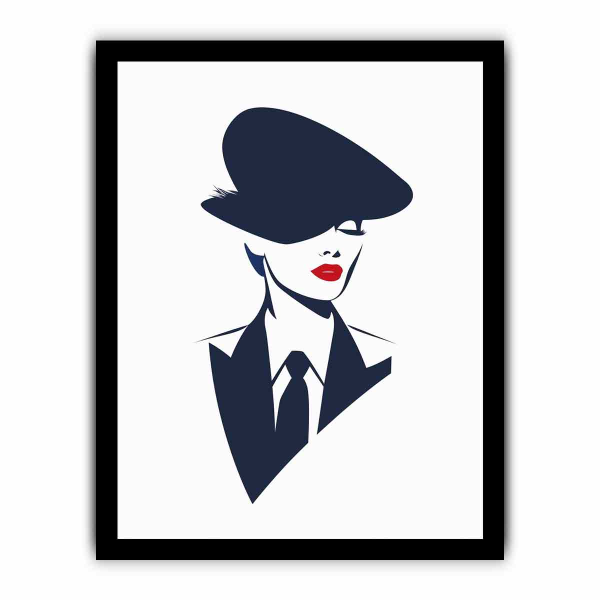 Minimalist  Woman  Canvas Art Print-7