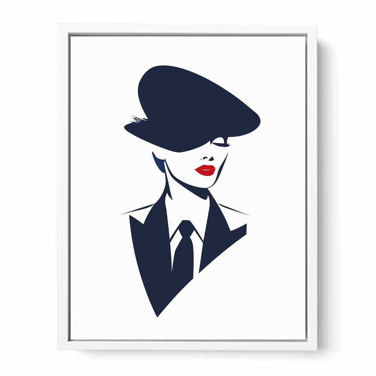 Minimalist  Woman  Canvas Art Print-5