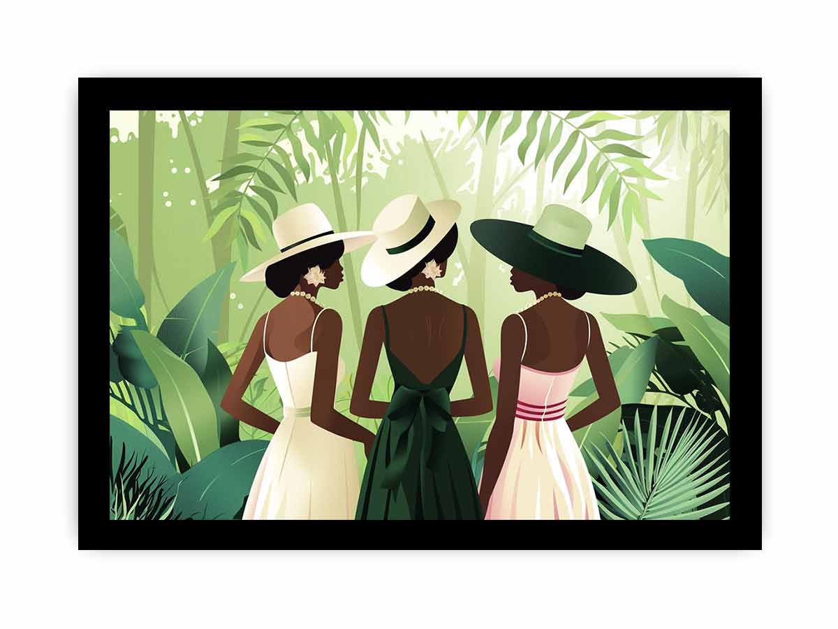 Chic Women  Canvas Art Print-7