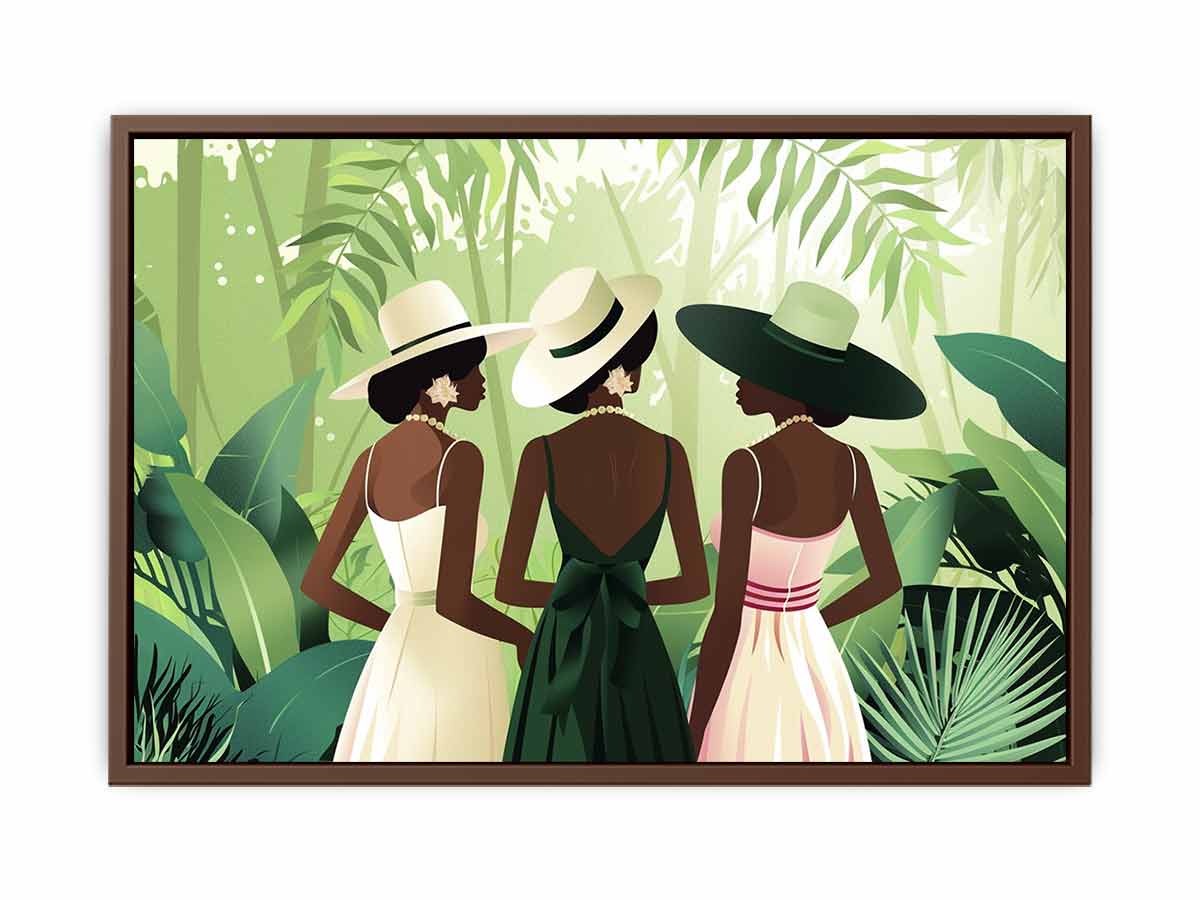 Chic Women  Canvas Art Print-6