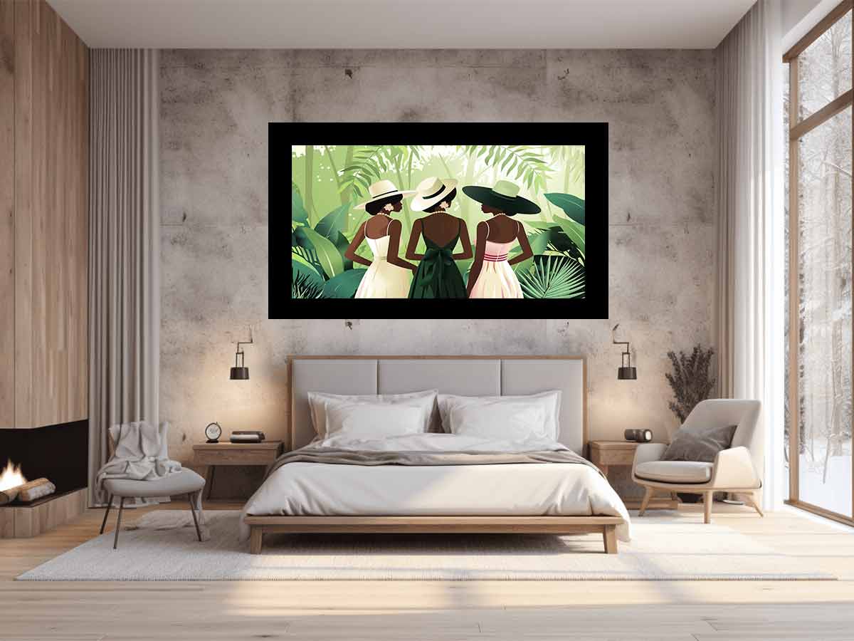 Chic Women  Canvas Art Print-1