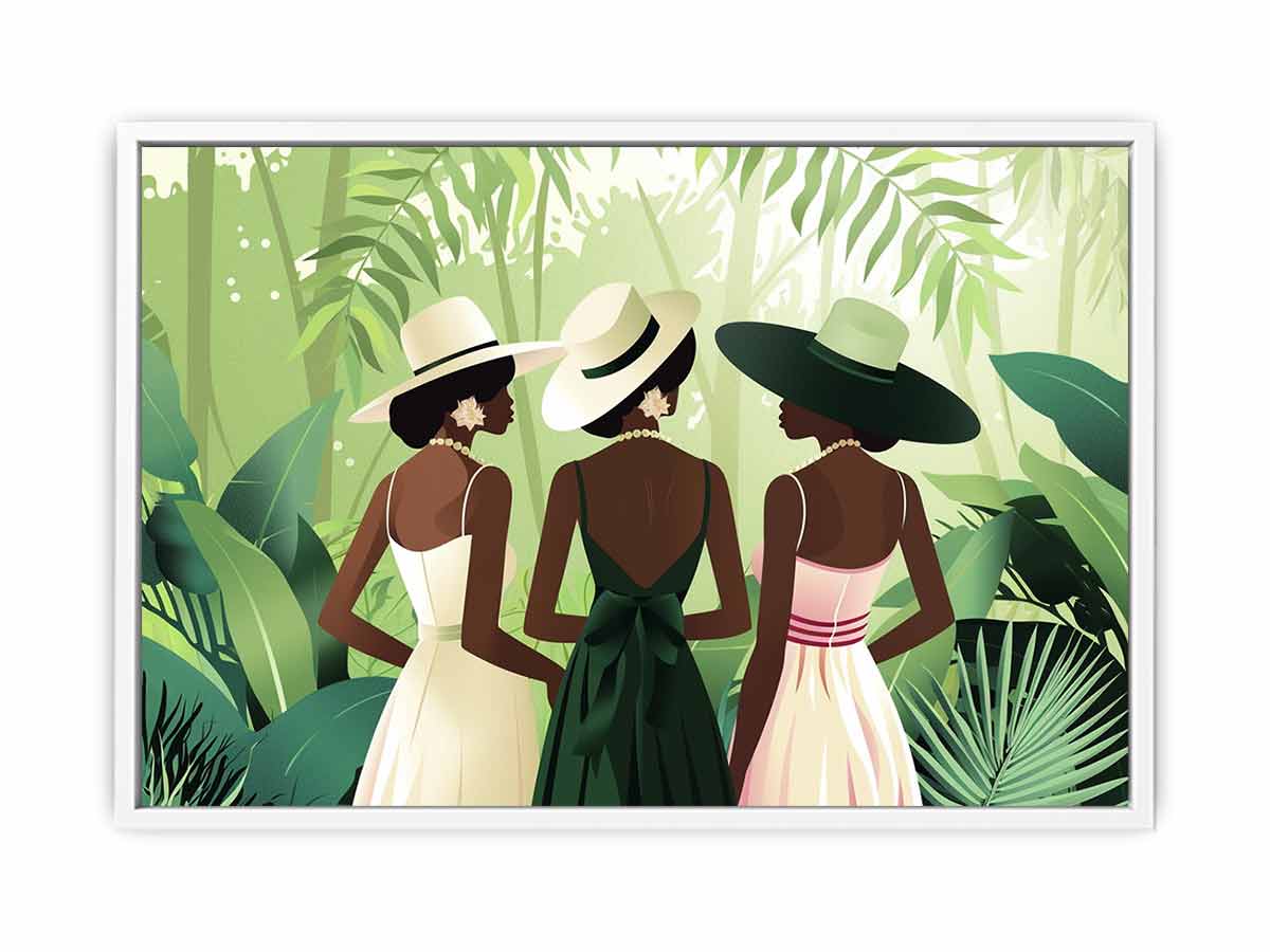 Chic Women  Canvas Art Print-5