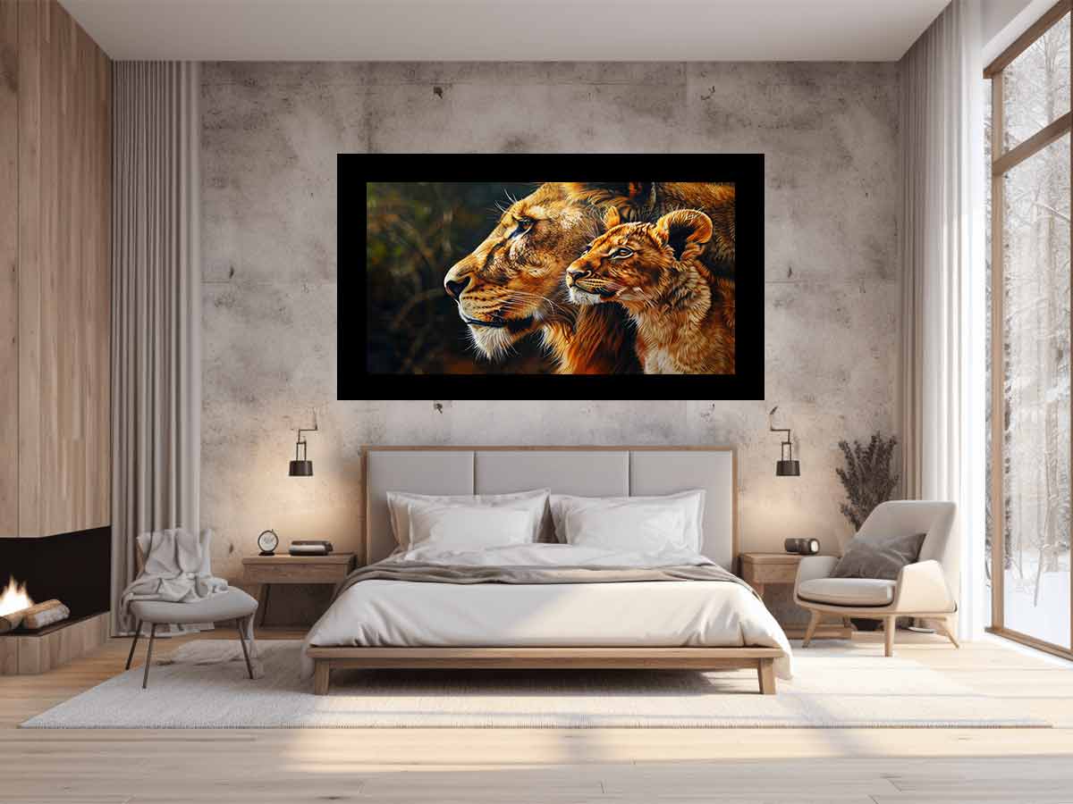 Tiger Cute Baby Canvas Art Print-1