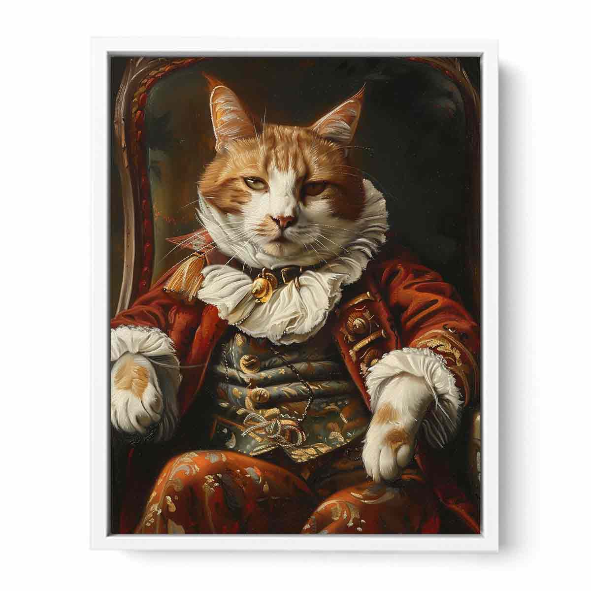 Viscount Cat Canvas Art Print-5