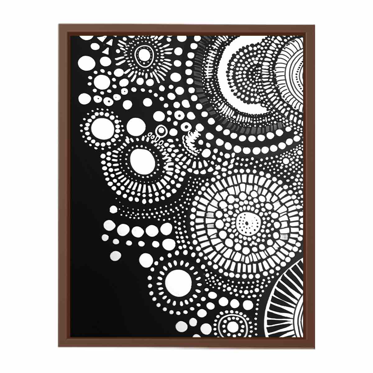 Dot Art  Canvas Art Print-6