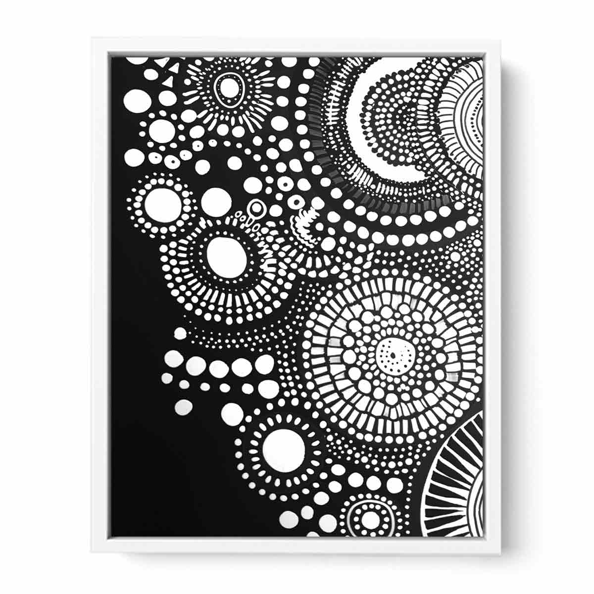 Dot Art  Canvas Art Print-5