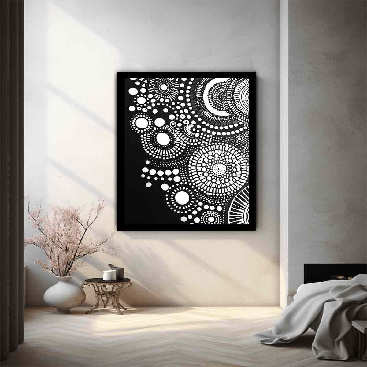 Dot Art  Canvas Art Print-1
