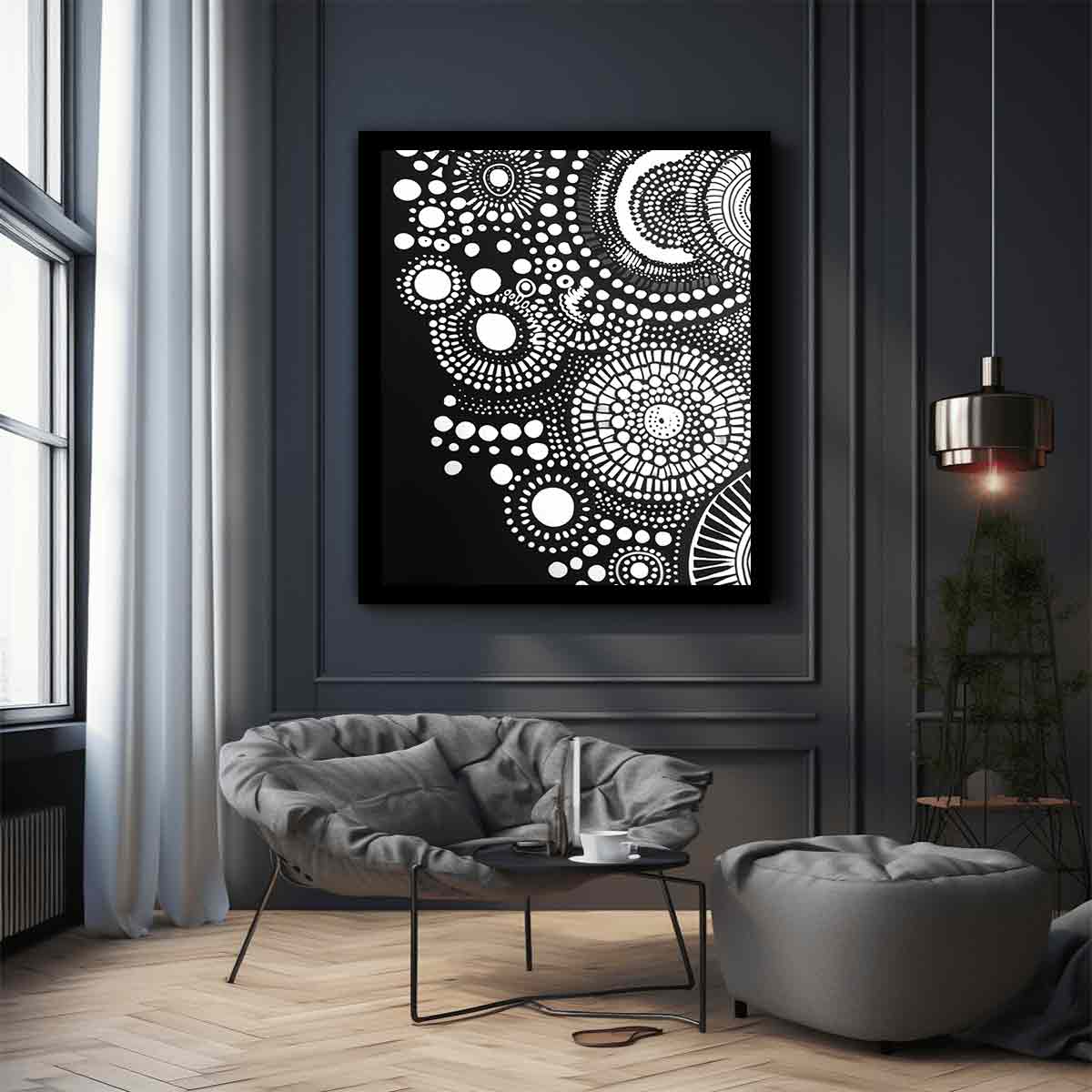 Dot Art  Canvas Art Print-2