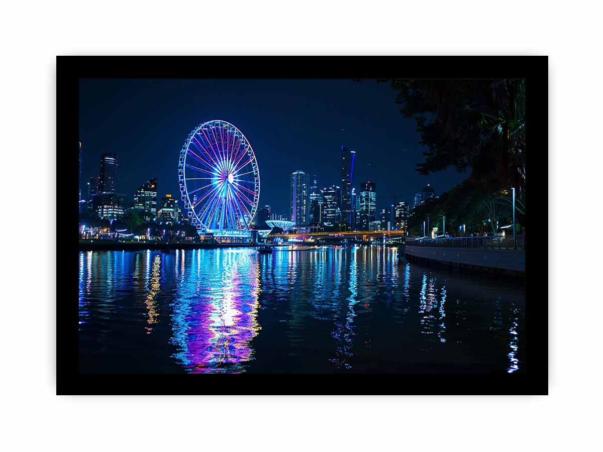 Brisbane Eye Canvas Art Print-7