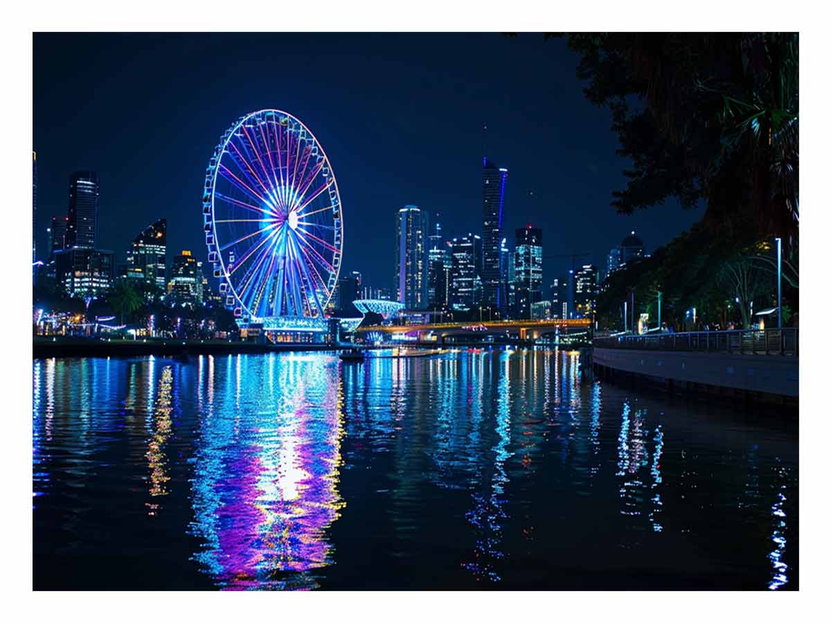 Brisbane Eye Canvas Art Print-0