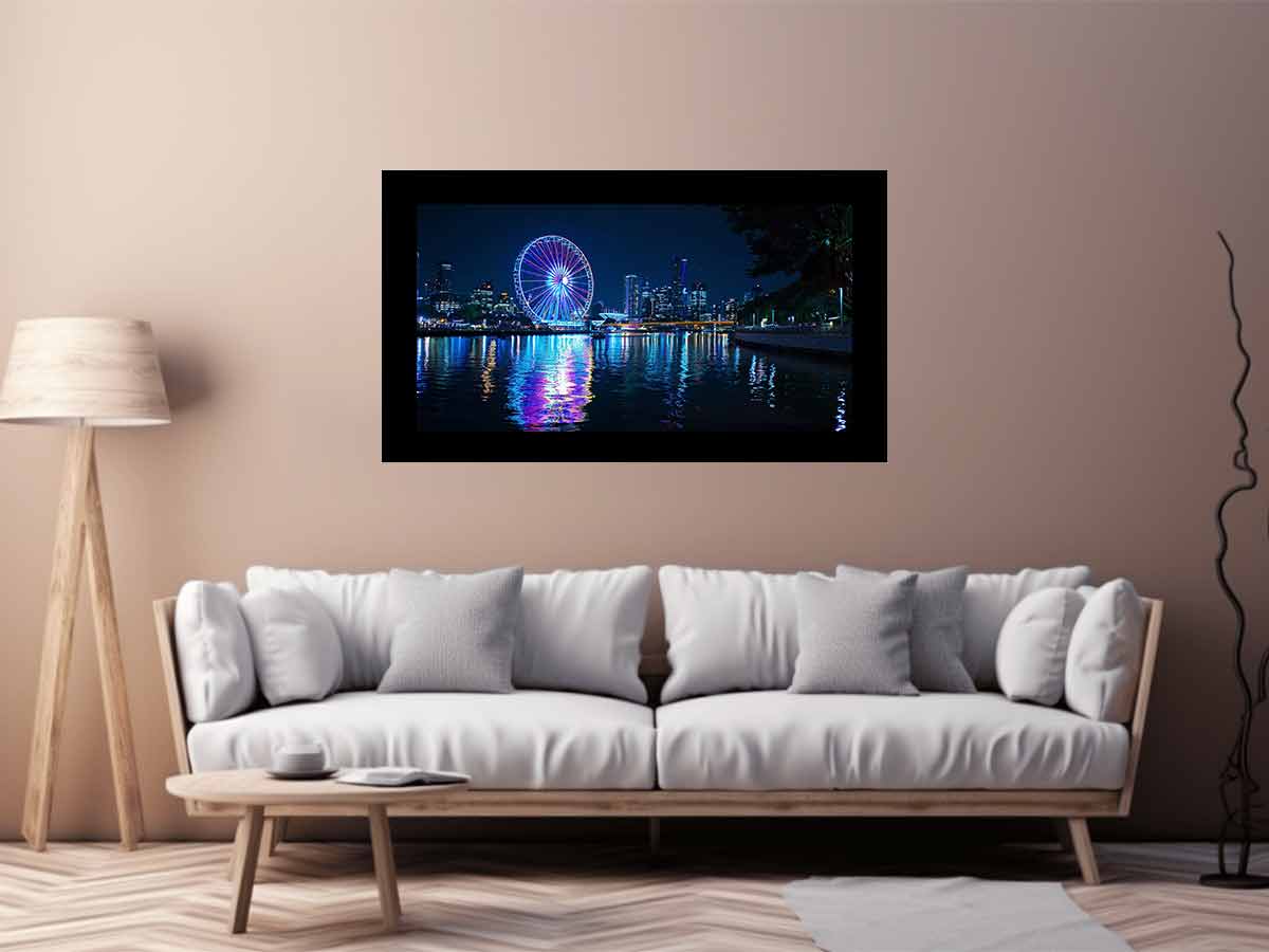 Brisbane Eye Canvas Art Print-2