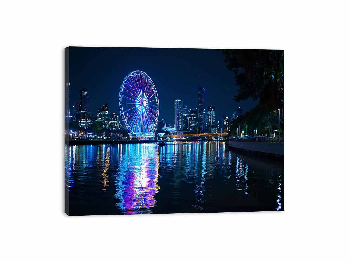 Brisbane Eye Canvas Art Print-3
