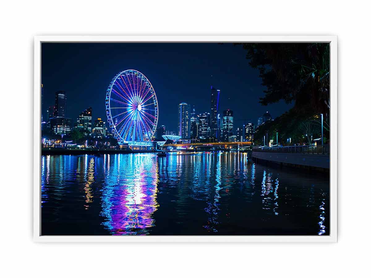 Brisbane Eye Canvas Art Print-5
