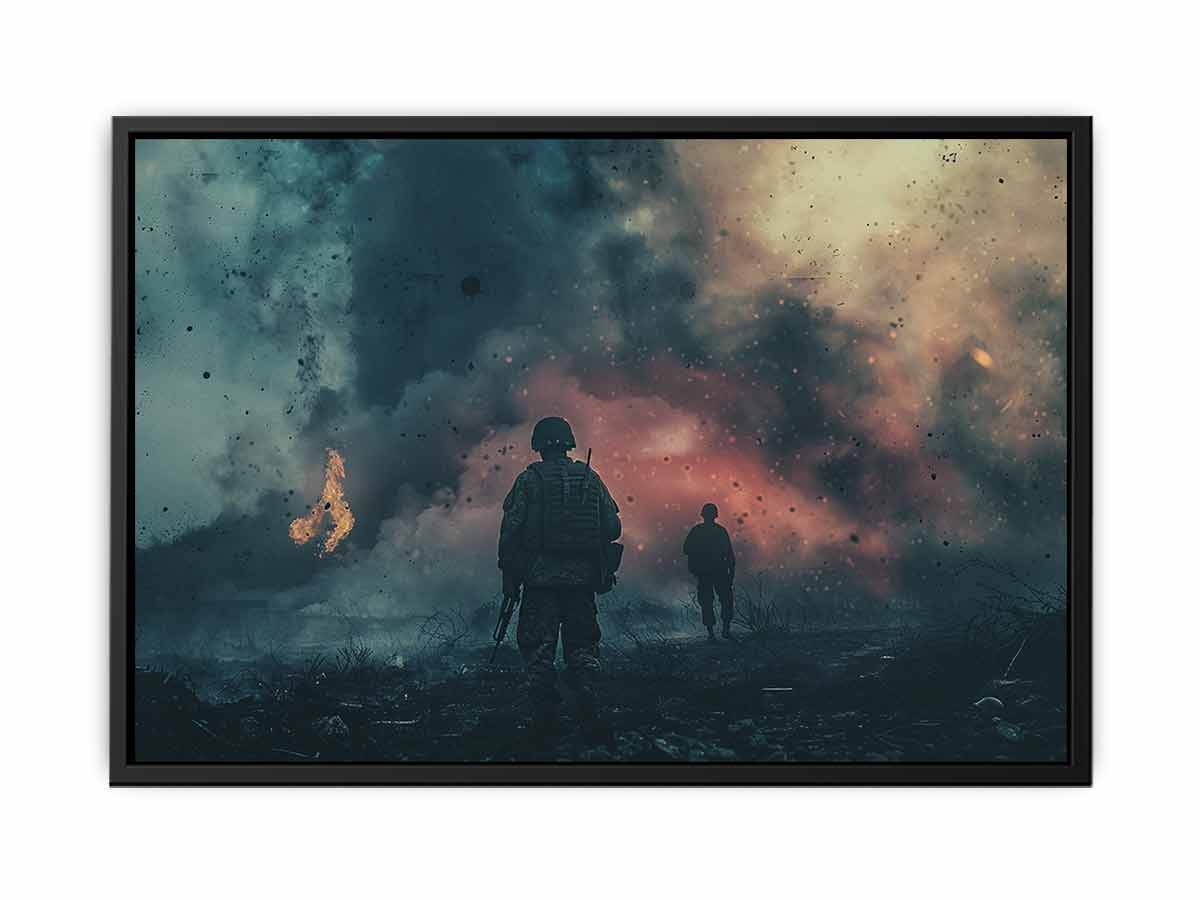 War Time Canvas Art Print-4