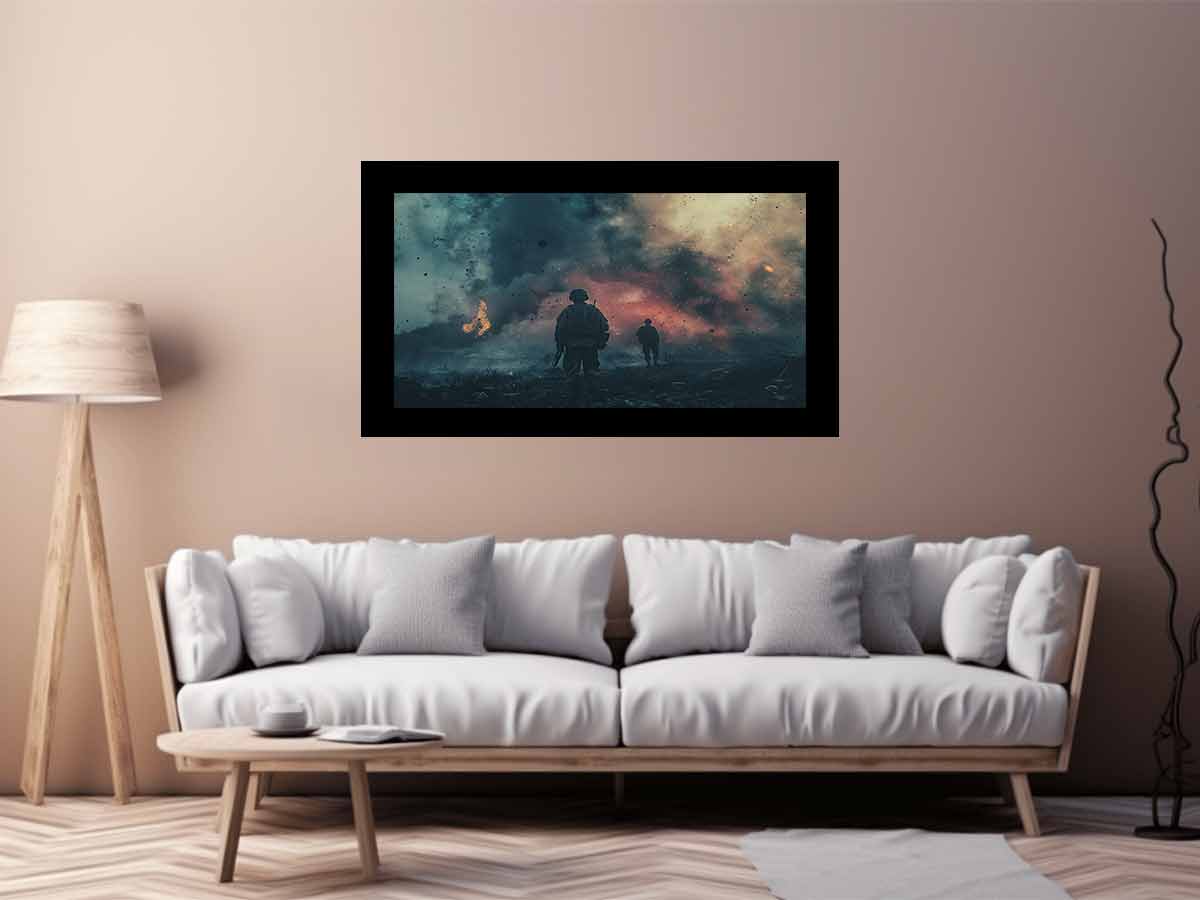 War Time Canvas Art Print-2