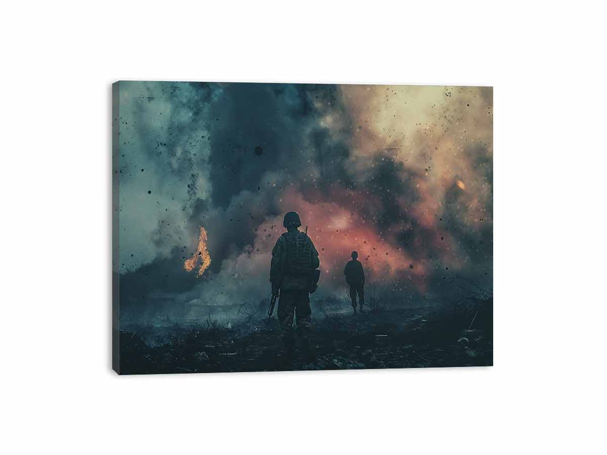 War Time Canvas Art Print-3