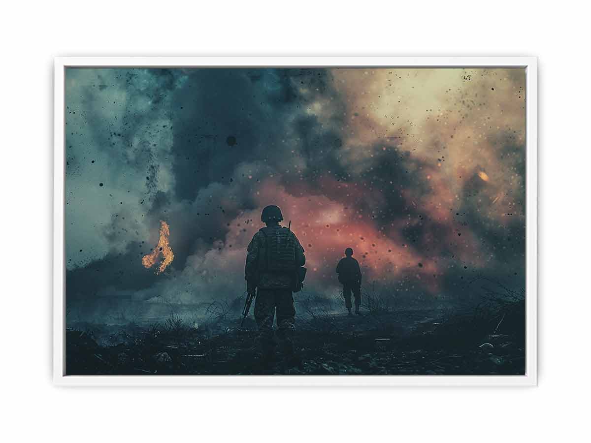 War Time Canvas Art Print-5