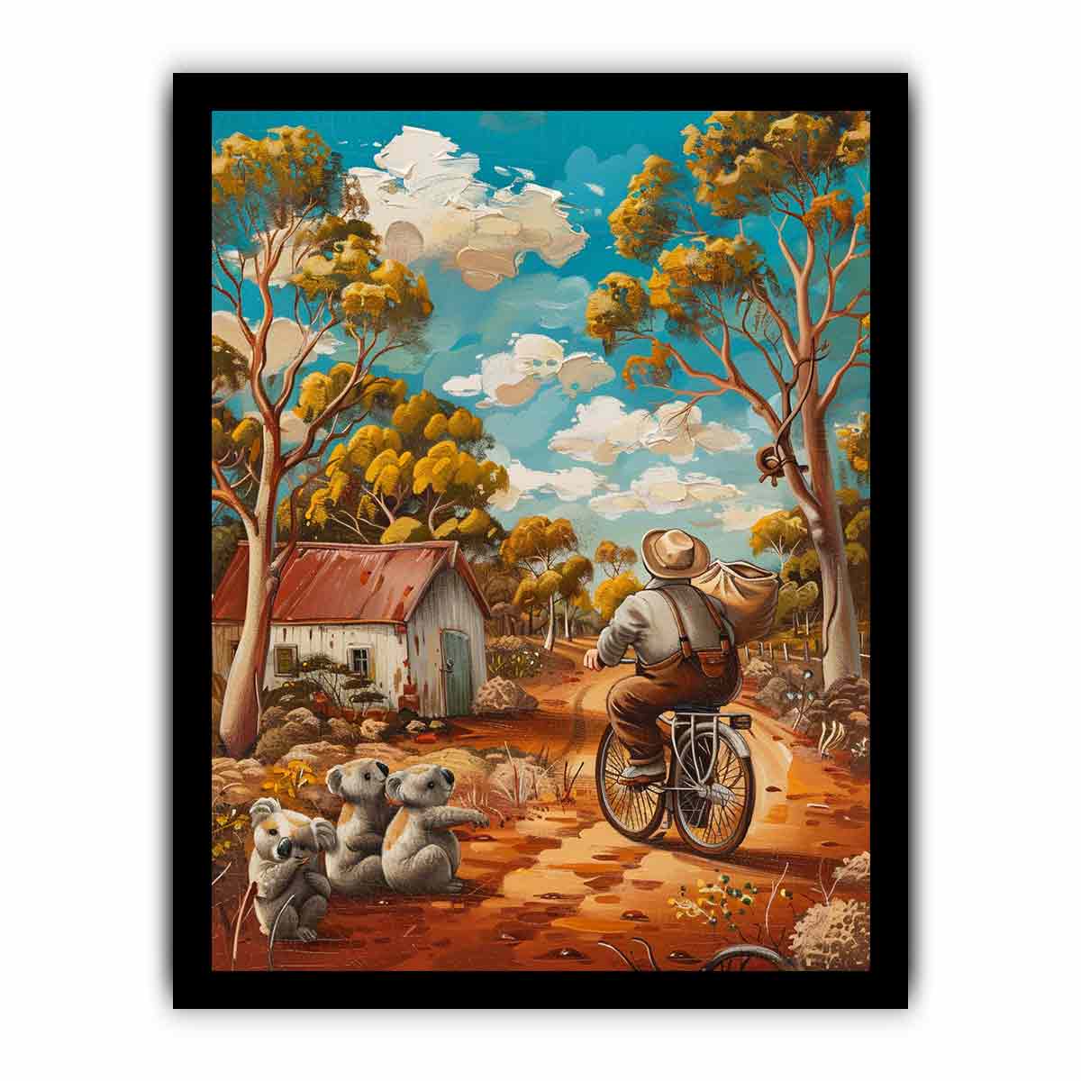 Aussie  Farmhouse  Canvas Art Print-7