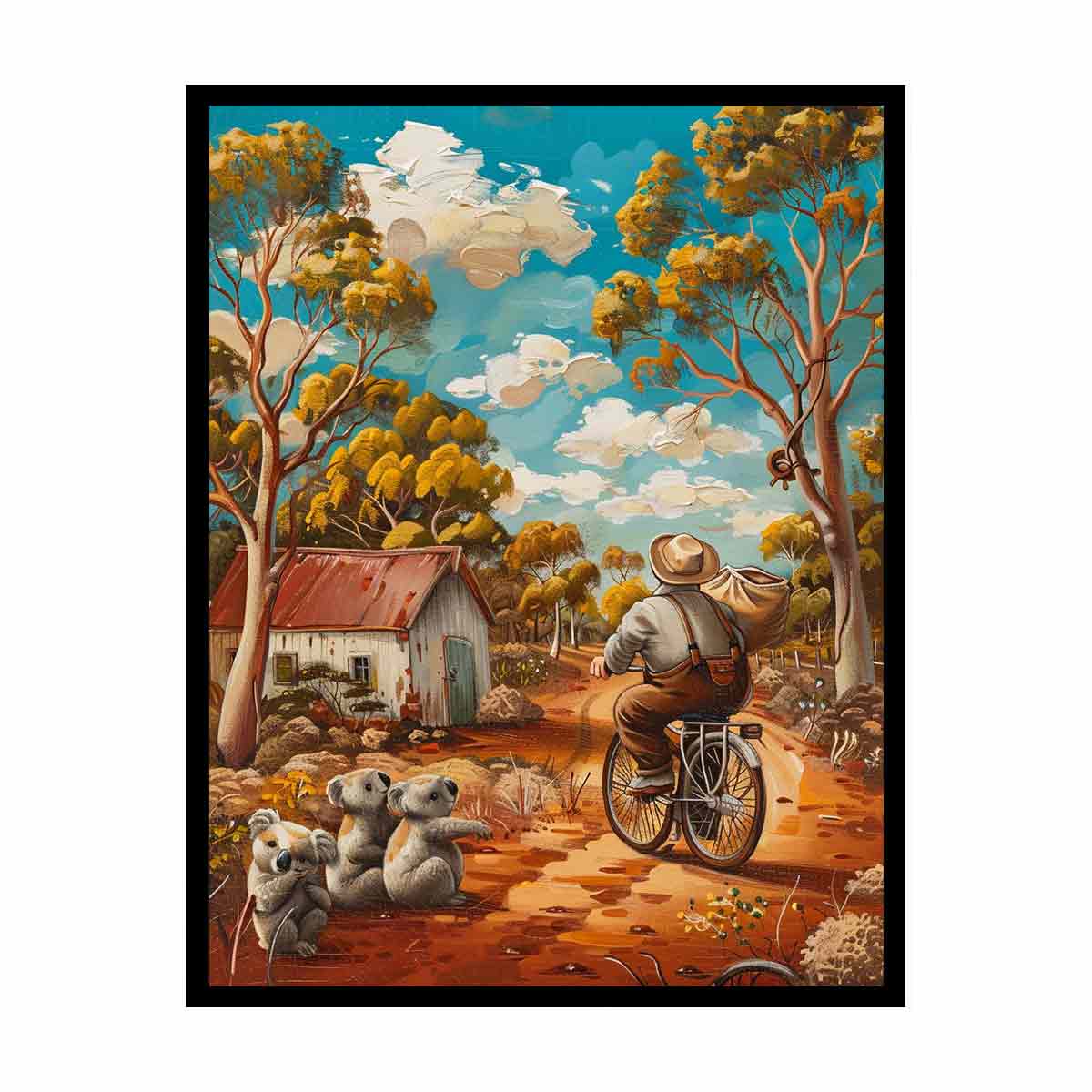 Aussie  Farmhouse  Canvas Art Print-4