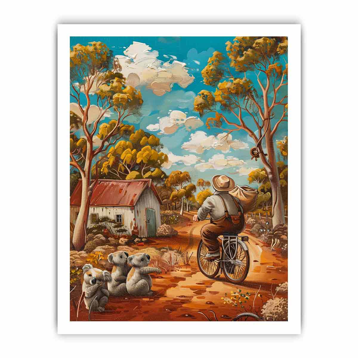 Aussie  Farmhouse  Canvas Art Print-8