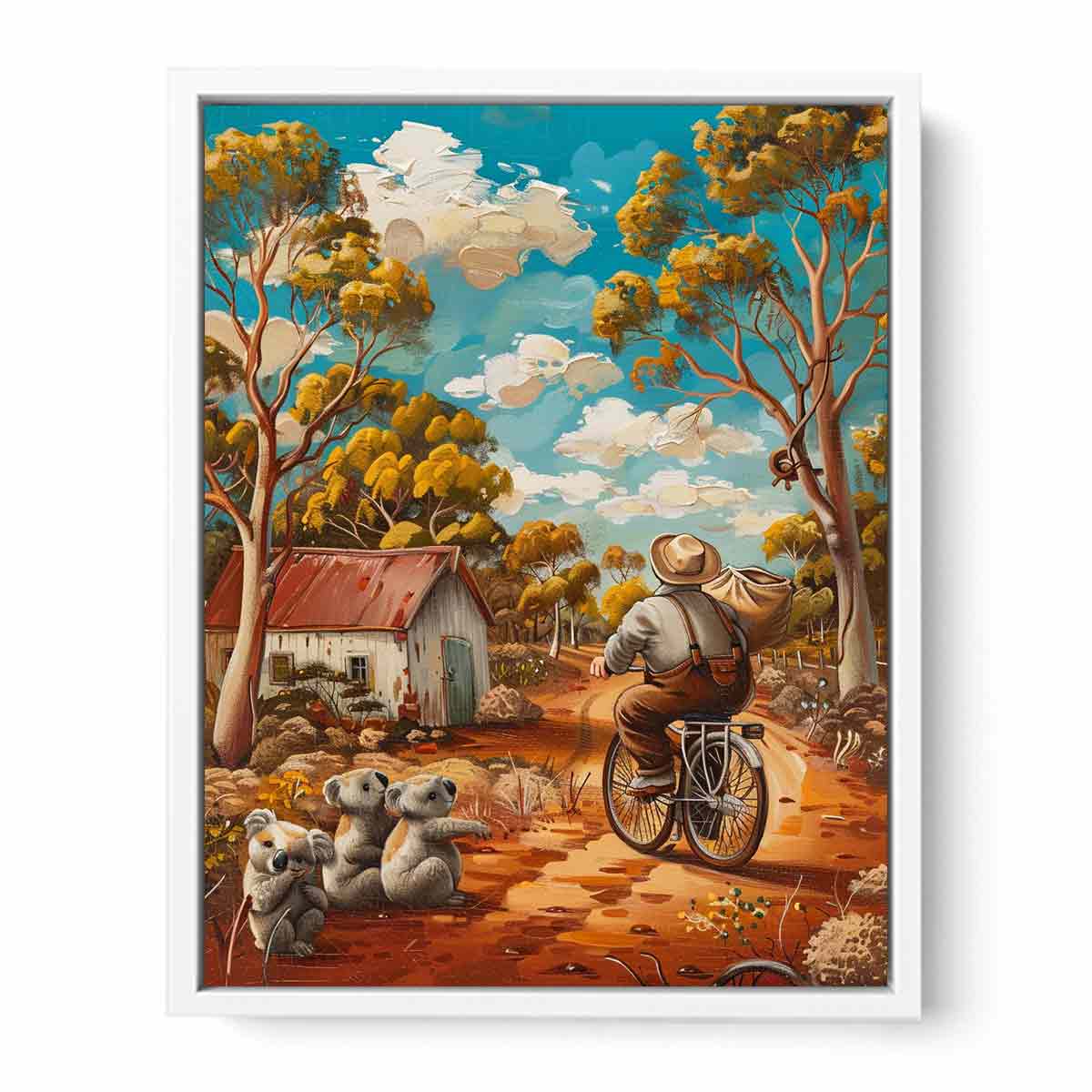 Aussie  Farmhouse  Canvas Art Print-5