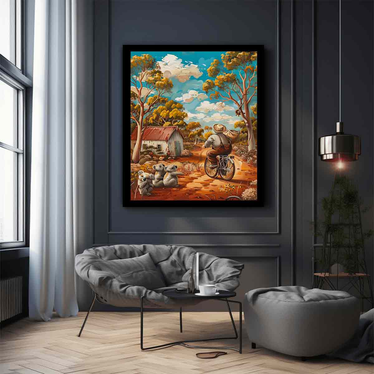 Aussie  Farmhouse  Canvas Art Print-2