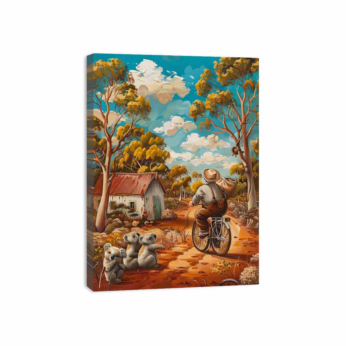 Aussie  Farmhouse  Canvas Art Print-3