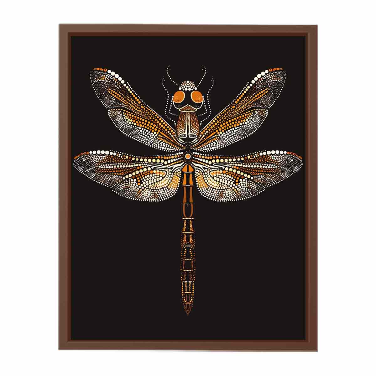 Dragon  Dot Painting Canvas Art Print-6