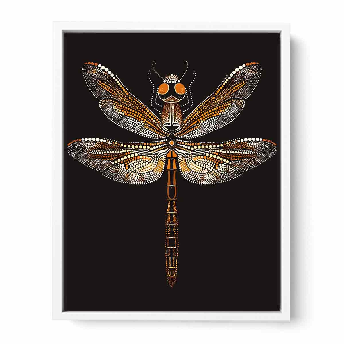 Dragon  Dot Painting Canvas Art Print-5