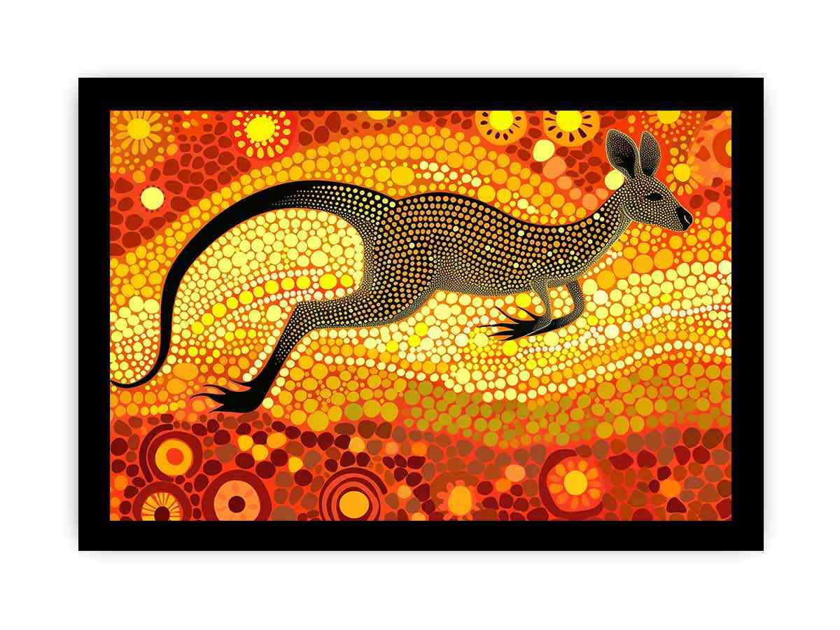Kangaroo  Canvas Art Print-7