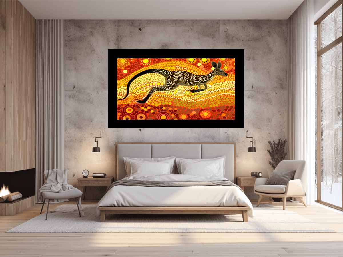 Kangaroo  Canvas Art Print-1