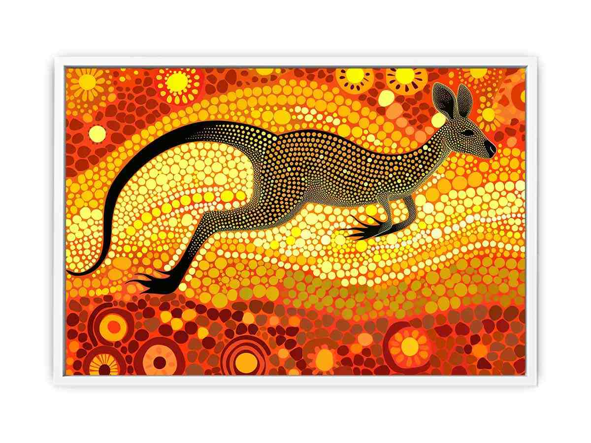 Kangaroo  Canvas Art Print-5