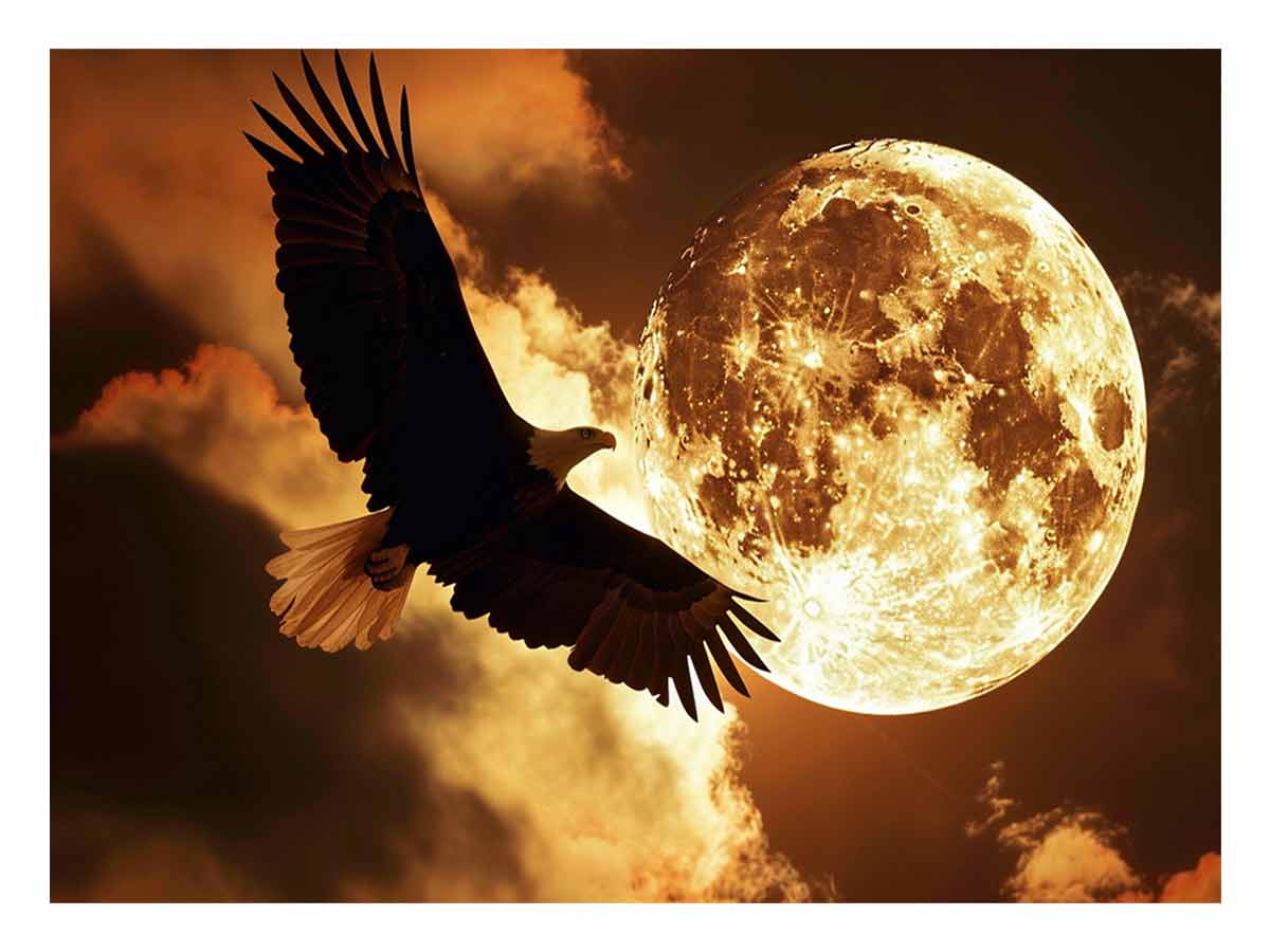 Eagle  Canvas painitng Print-0