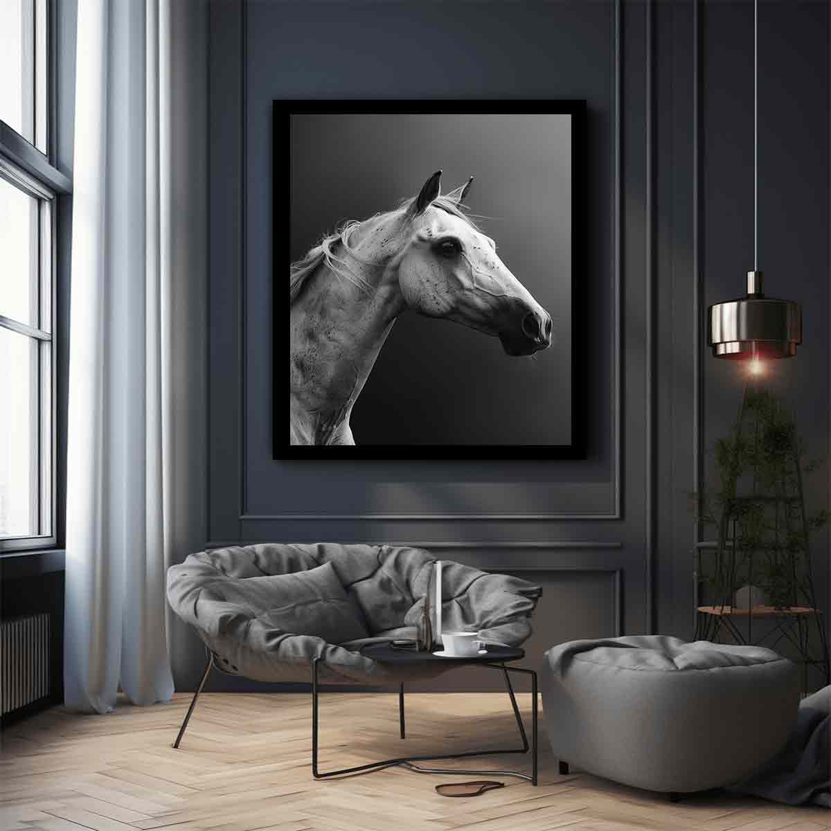 Horse Canvas Art Print Poster-2