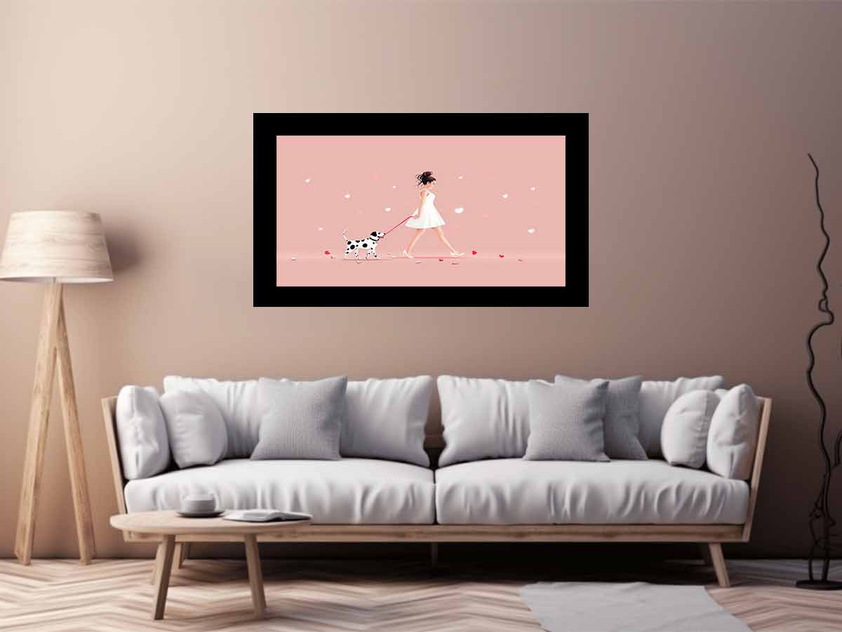 Love in the Air Canvas Art Print-2