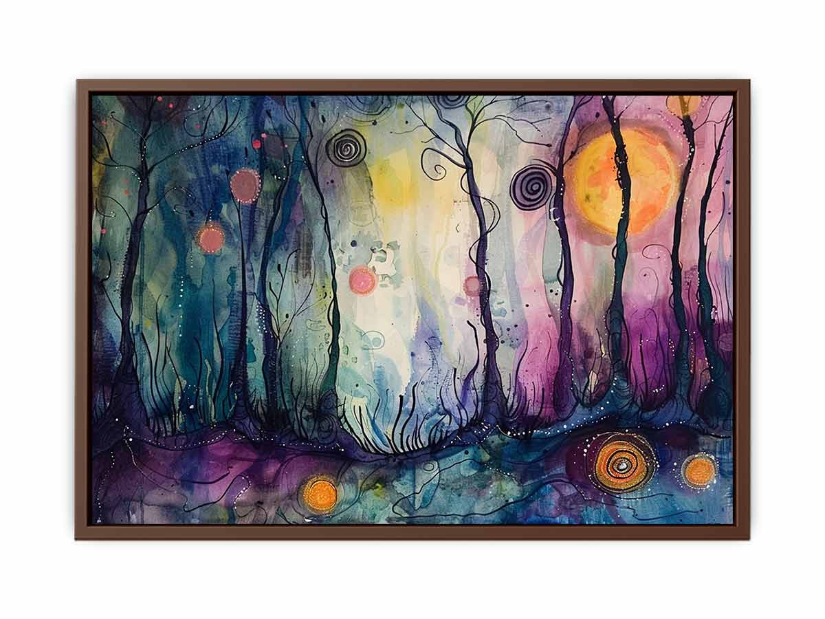 Whimsical Trees Canvas Art Print-6