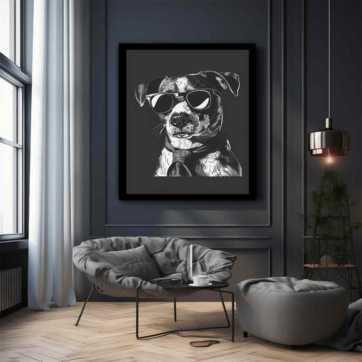 Dog    Canvas Art  Print-2