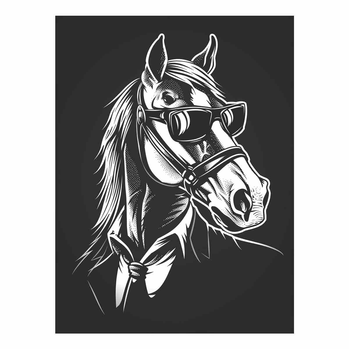 Horse  Canvas  Art Print-0