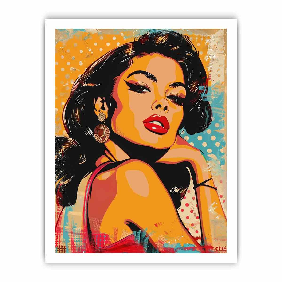 Sexy Lady Canvas Art Print-8