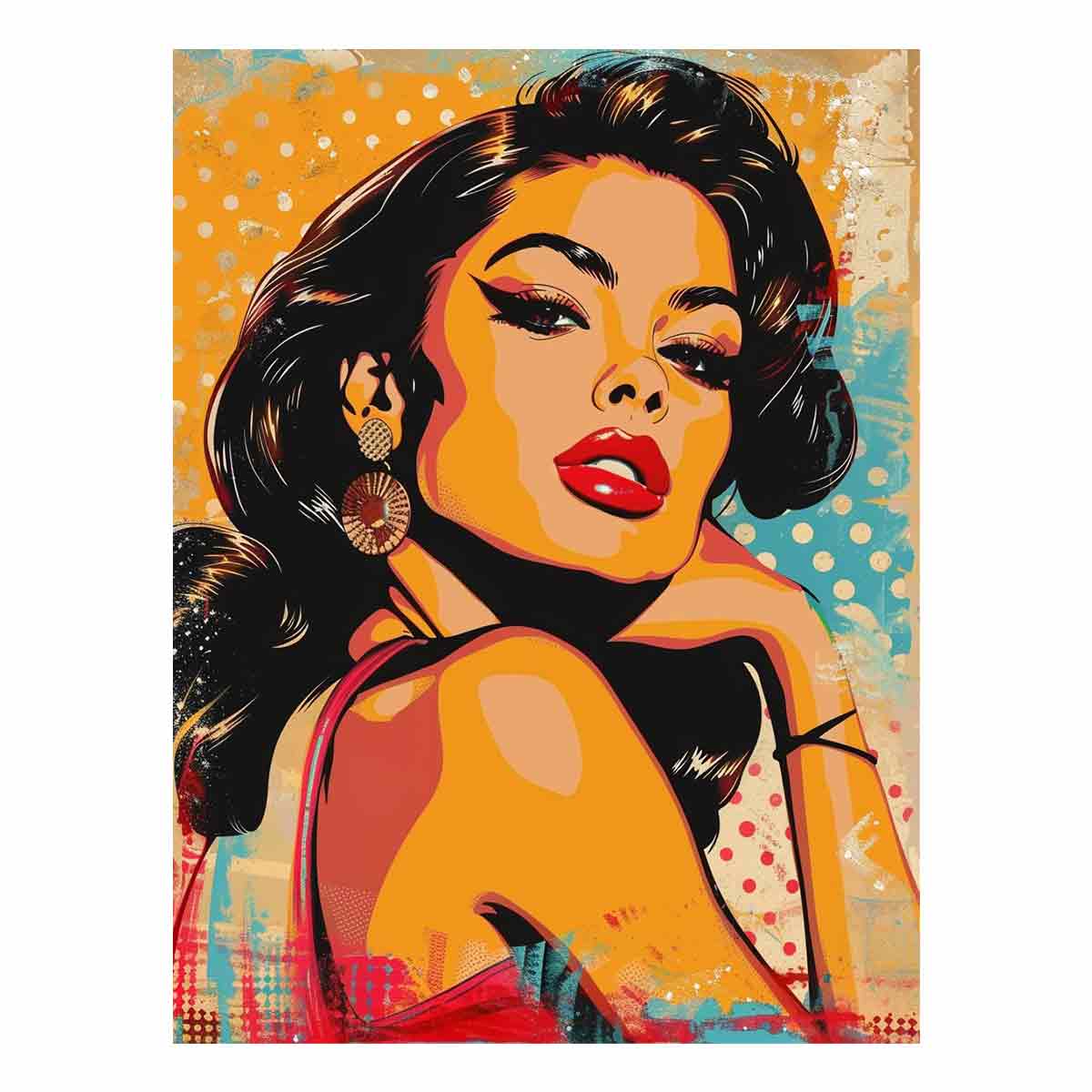Sexy Lady Canvas Art Print-0