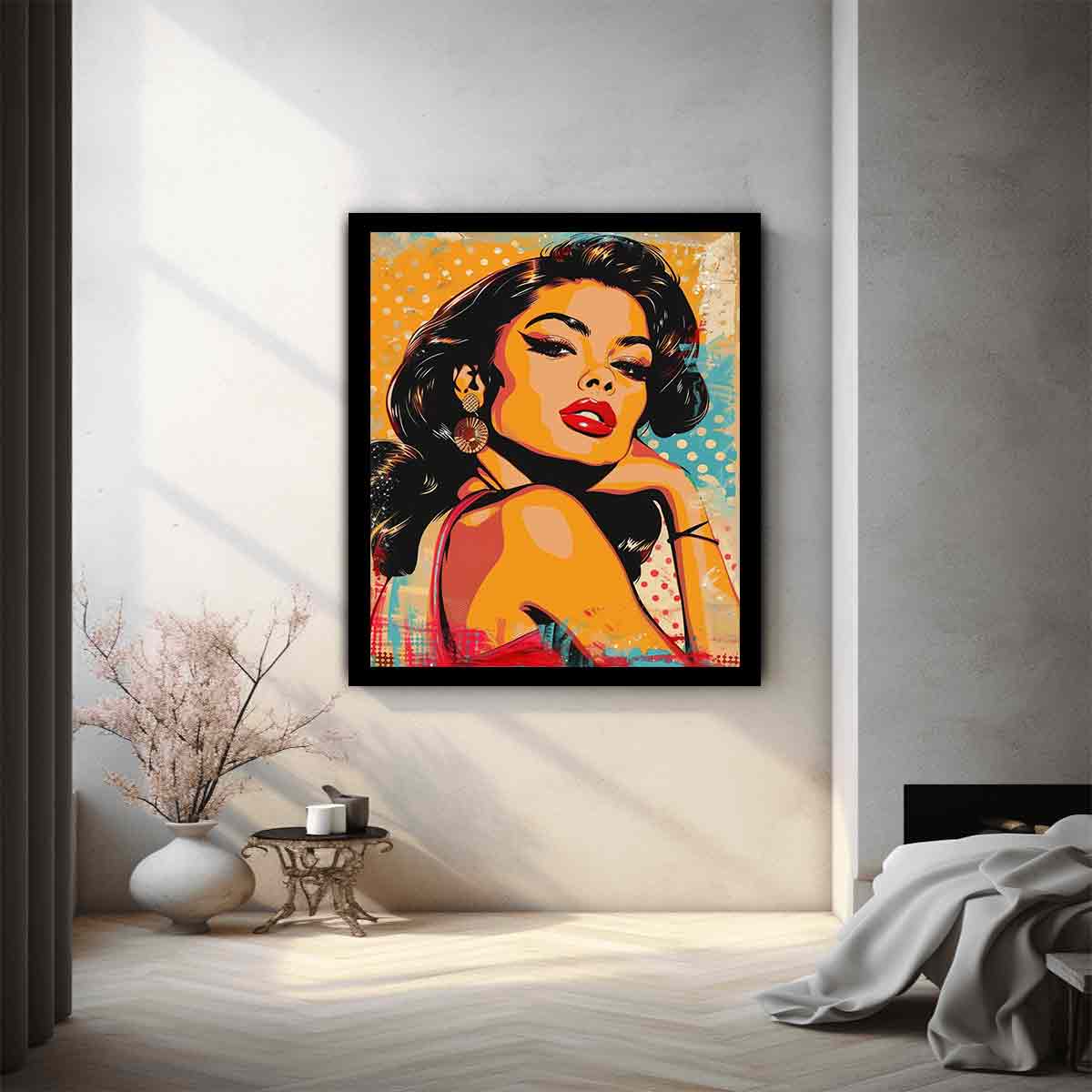 Sexy Lady Canvas Art Print-1