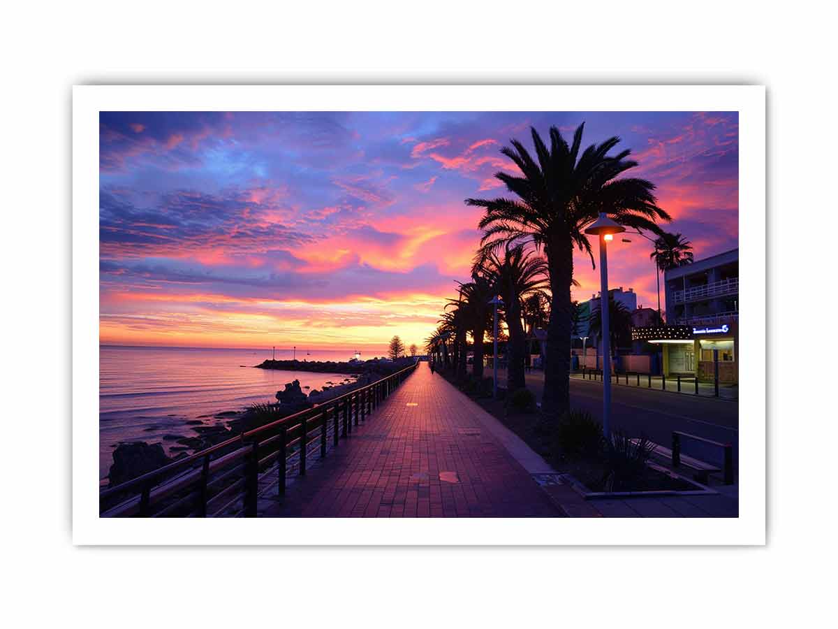 Pink  Beach  Canvas Art Print-8