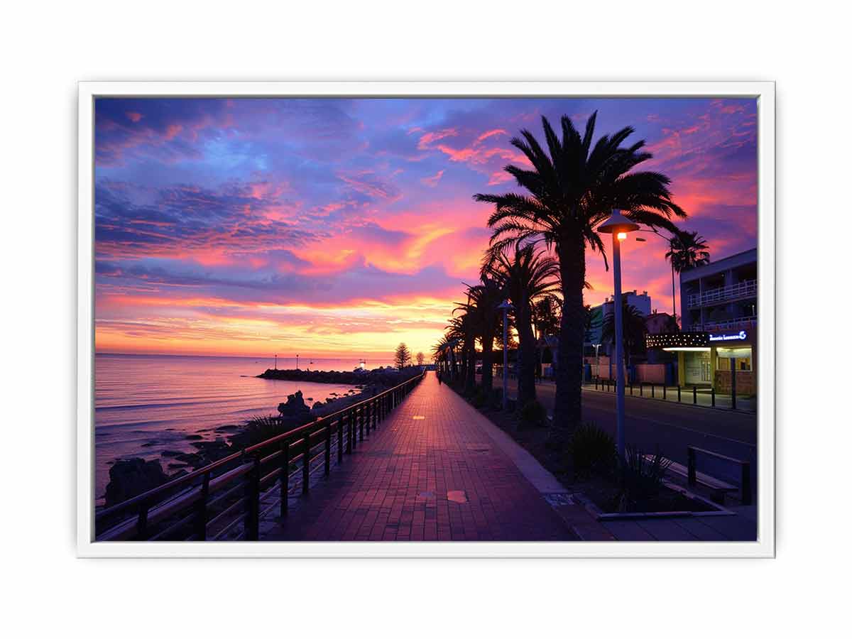 Pink  Beach  Canvas Art Print-5