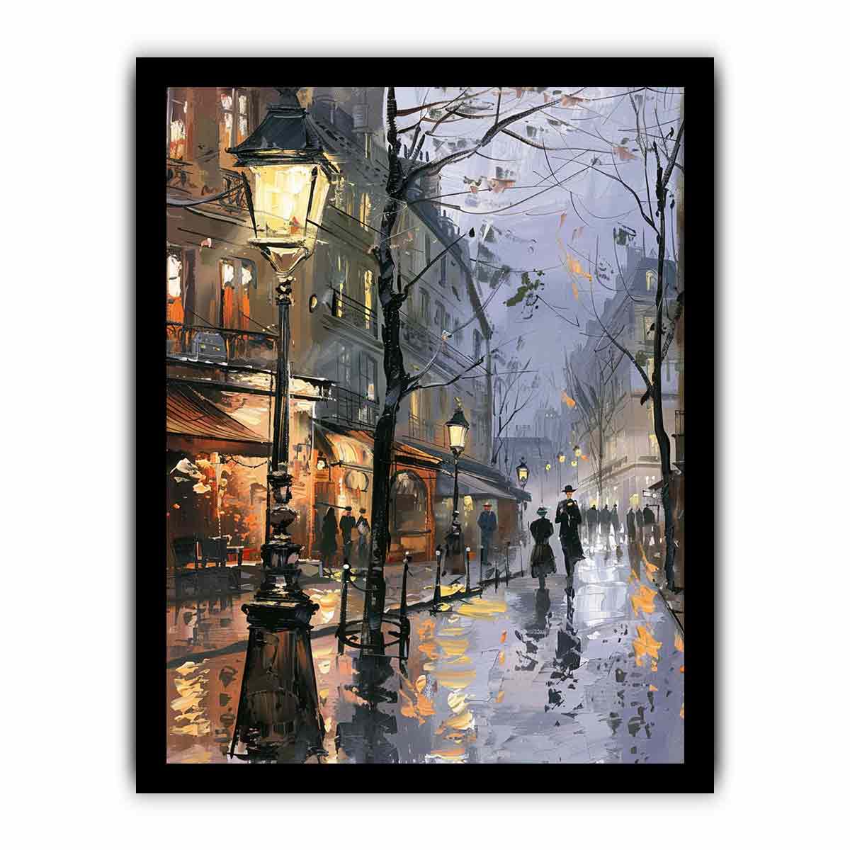 Street Walk  Canvas Art Print-7