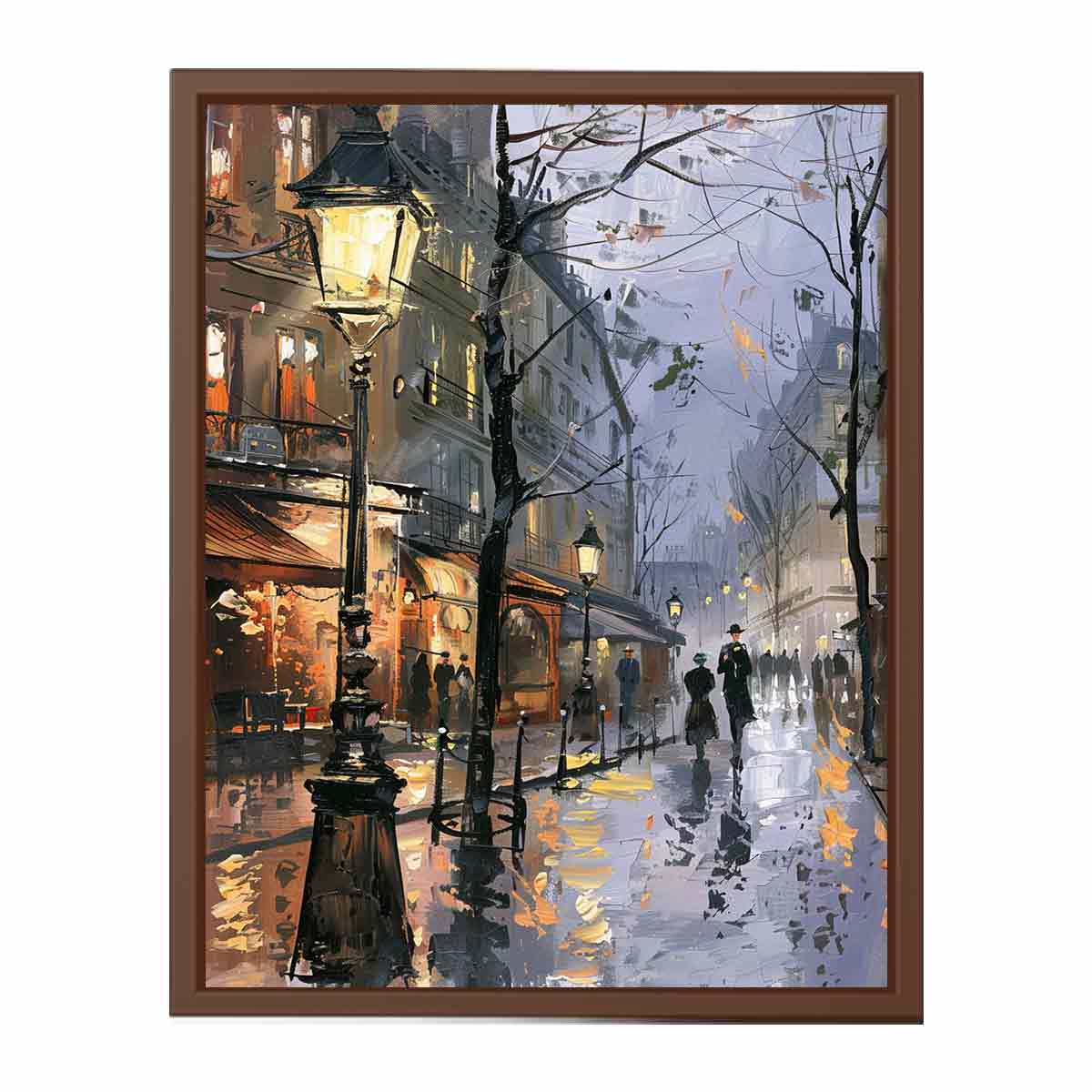 Street Walk  Canvas Art Print-6