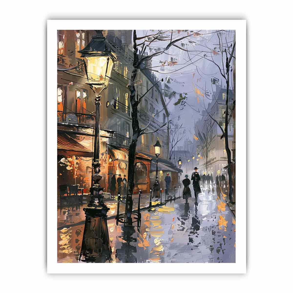 Street Walk  Canvas Art Print-8