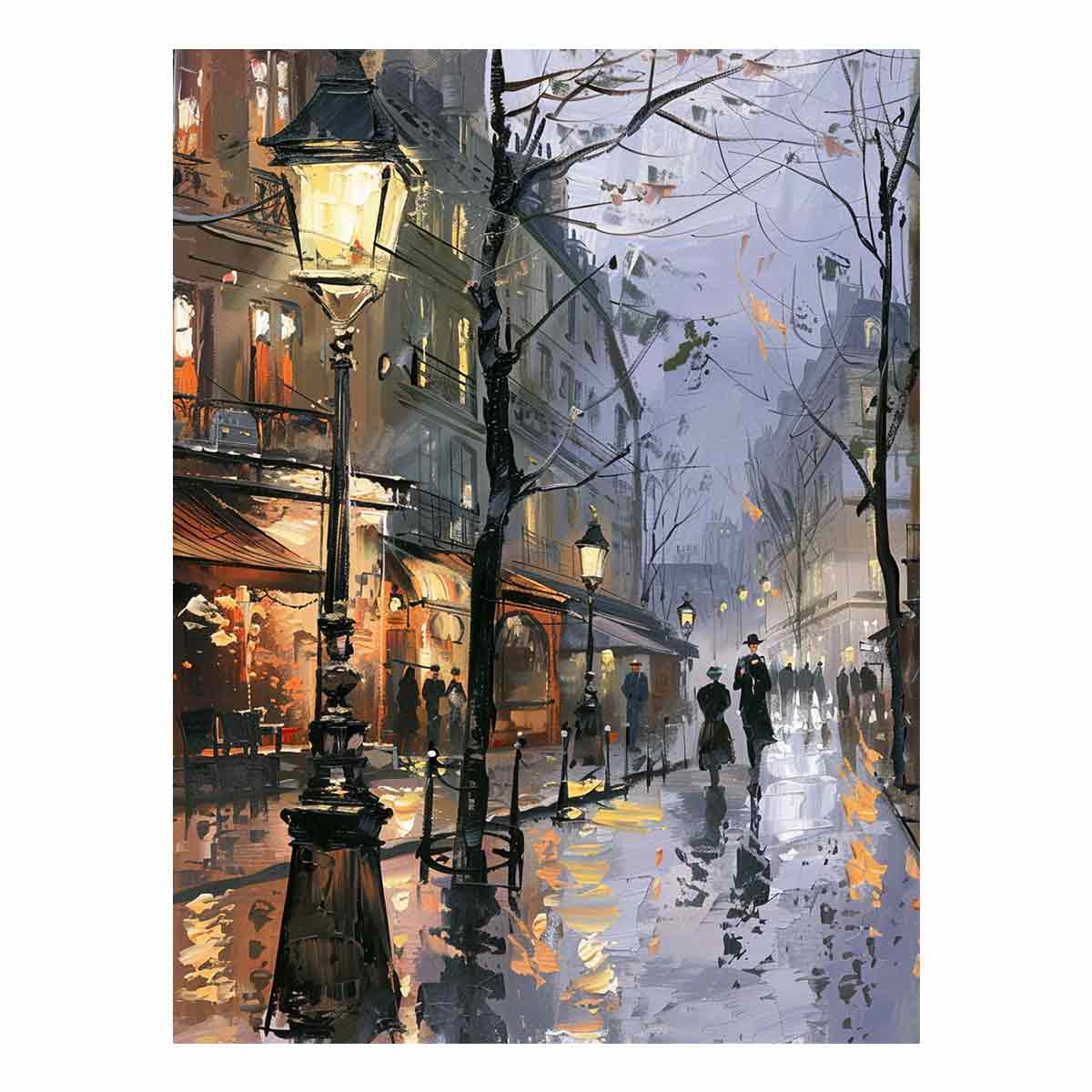 Street Walk  Canvas Art Print-0