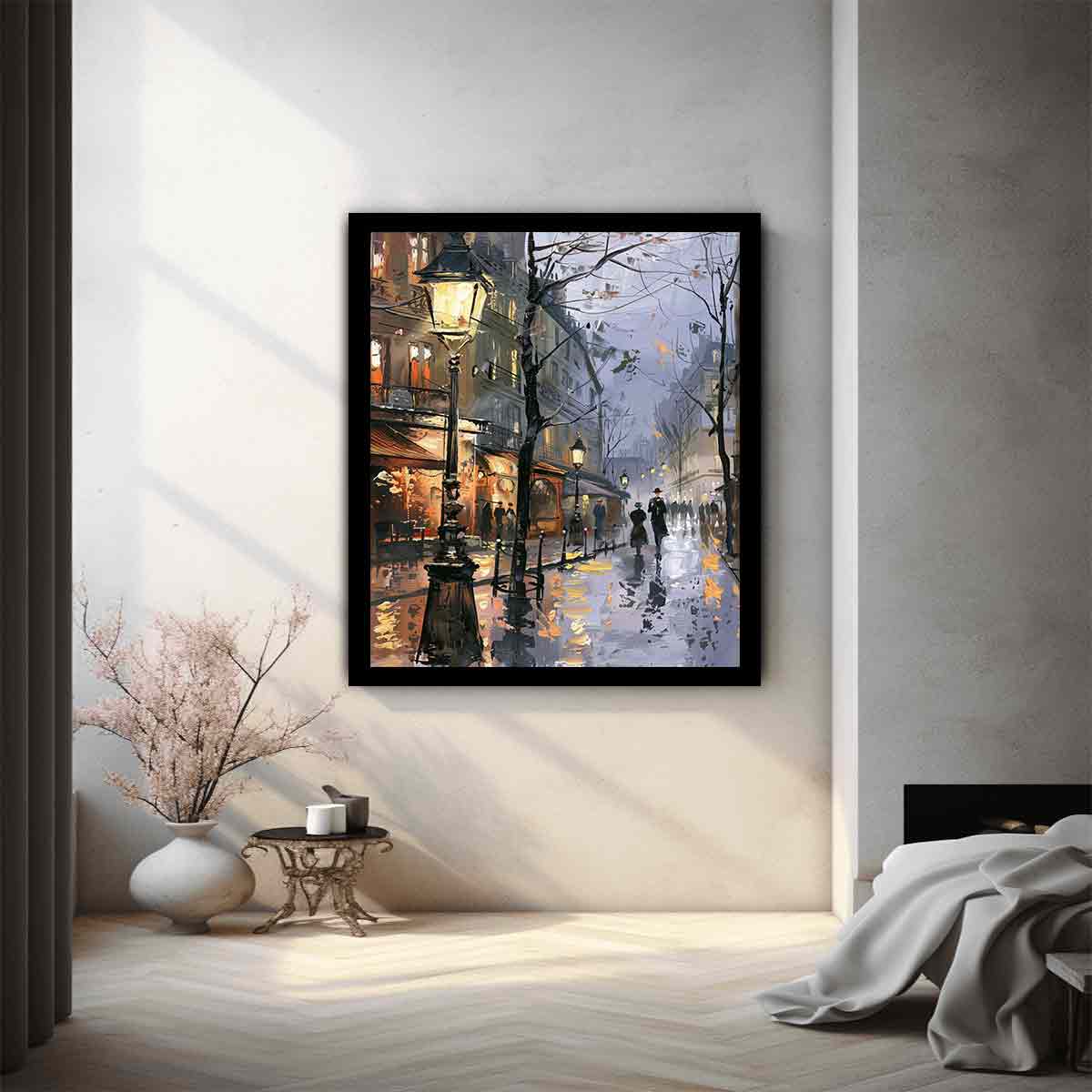 Street Walk  Canvas Art Print-1