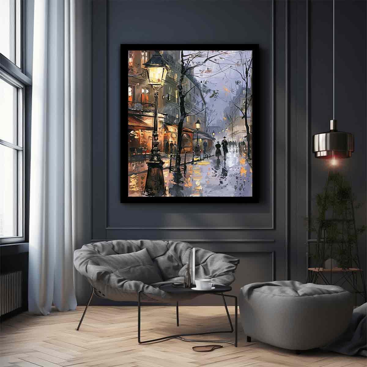 Street Walk  Canvas Art Print-2