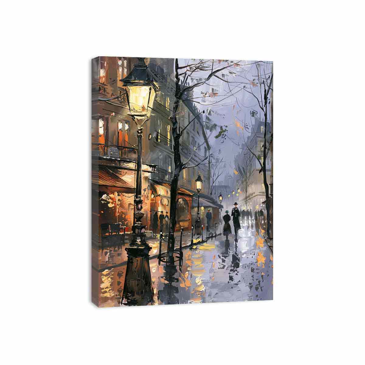 Street Walk  Canvas Art Print-3